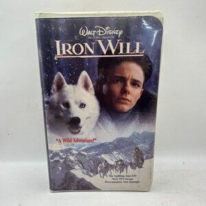 Walt Disney Iron Will VHS Movie Tape 1994 Home Video Adventure Film